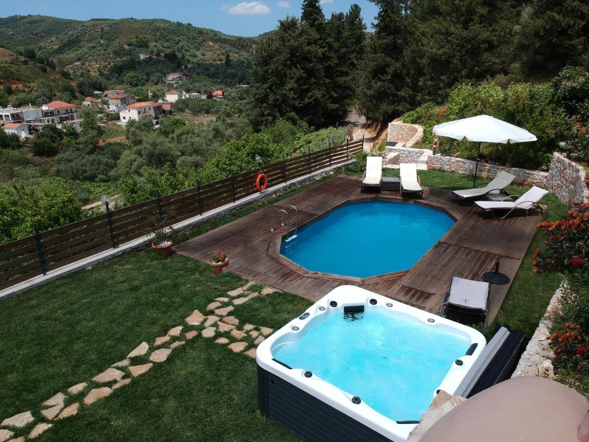 Ampelos Cretan Villa - Private Pool & Heated Ozone Jacuzzi Yerolakkos Экстерьер фото